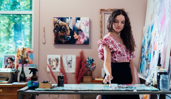 25 Ideas for Setting Up a Home Art Studio