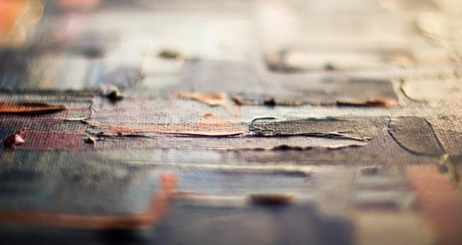 painting surface of earthtones 