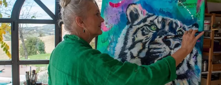 Day 0 am NEW Bianca Lever Painting