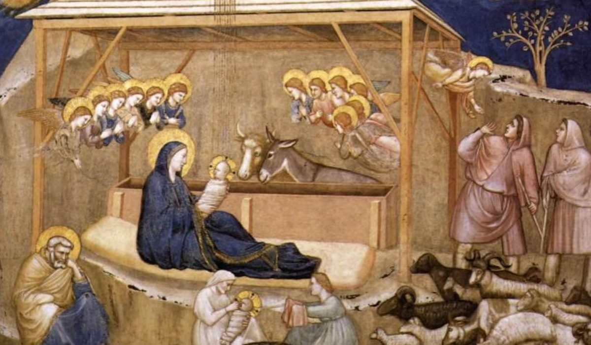 Gold Giotto painting