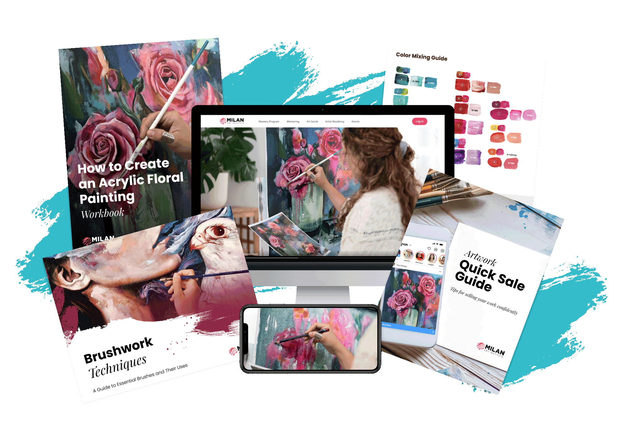 product-REC-MC-How-to-Create-an-Acrylic-Floral-Painting-for-web